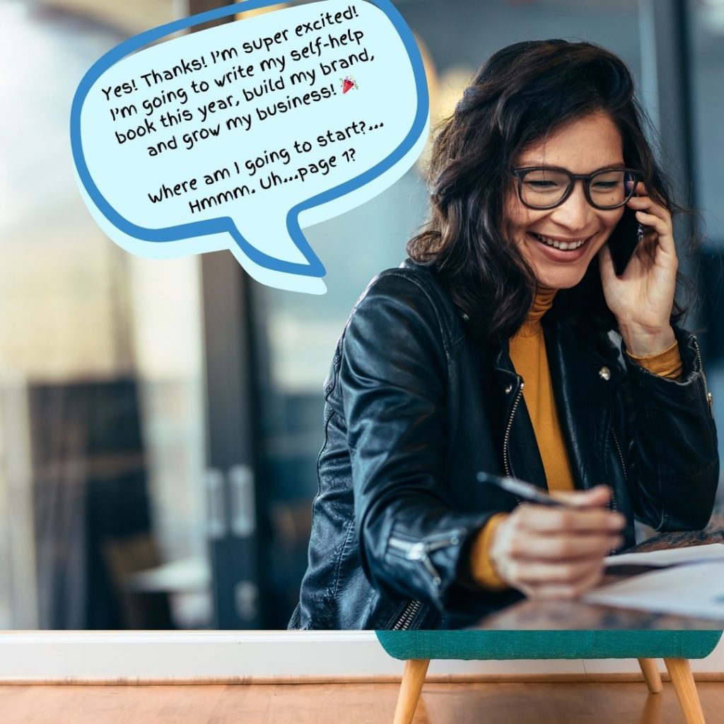 how do i write my first self-help book